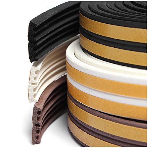 Tsadeer E Typ Dichtung Türdichtung Türdichtung Gummidichtung Dichtband Für Streifen 5M Schwarz von Tsadeer