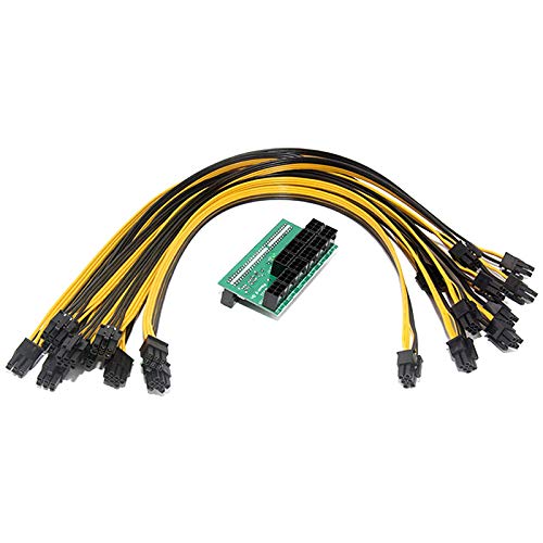 Tsadeer ETH ZEC Mining Server Netzteil 12V GPU/Psu Breakout Board 9Pcs 18AWG PCI-E 6 Pin zu 6 + 2 Pin Kabel Tsadeer ETH ZEC Mining Server Netzteil 12V GPU/Psu Breakout Board 9Pcs 18AWG PCI-E 6 Pin zu 6 + 2 Pin Kabel von Tsadeer