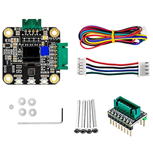 Tsadeer NEMA 17 Schrittmotor-Treiber-Kit, MKS SERVO42C PCBA Platine Ultra-leise, CNC-Teile, um verlorene Schritte zu verhindern von Tsadeer