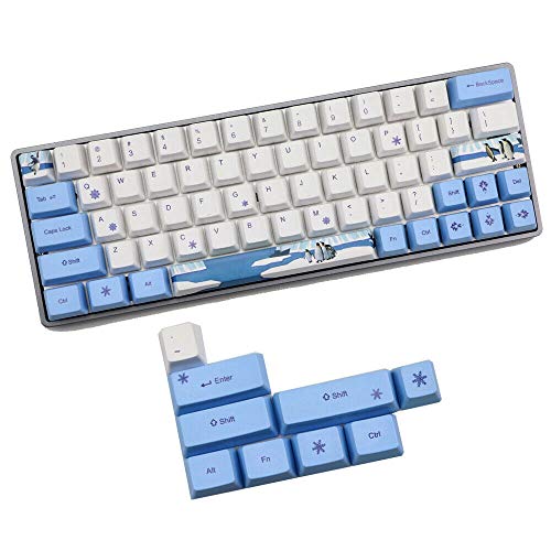 Tsadeer PBT Keycap 72 5 Side Dye Subbed Pengui Key cap Computer Mechanische Tastatur Keycaps für Tastatur GK61 GK64 von Tsadeer