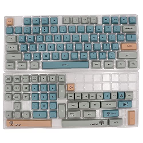 Tsadeer Schriftart eine Sublimation eine thermische Sublimation ein Thema Banyan Keycap PBT für Mechanische Tastatur USB Kabel 126 Tastenkappen von Tsadeer