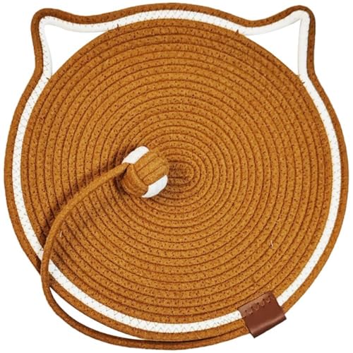 Tsffae 1pc Katze Scratcher Matte Baumwolle Seil Gewebt Katze Boden Kratzen Pad Teppich Klaue Spitzer Schaber Für Katzen Schleifen Nagel Pad Matte von Tsffae