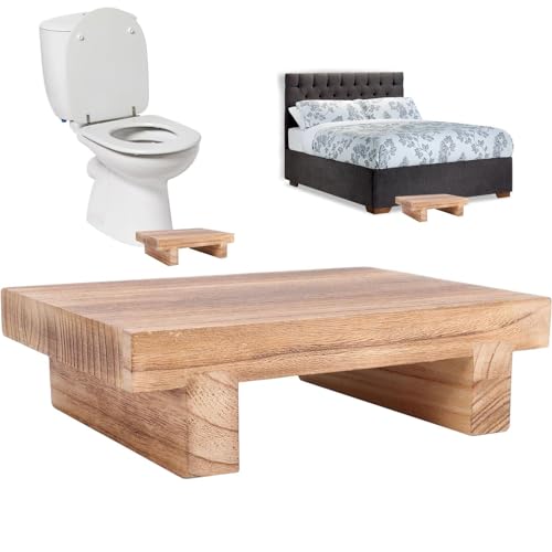 Tsffae Multifunktionaler Holz-nachttisch-tritthocker, Holz-tritthocker Für Kinder Und Erwachsene, Fußstützenhocker, Tritthocker Für Hohe Betten Tsffae Multifunktionaler Holz-nachttisch-tritthocker, Holz-tritthocker Für Kinder Und Erwachsene, Fußstützenhocker, Tritthocker Für Hohe Betten von Tsffae