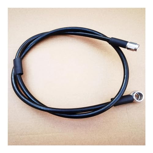 Bremsölschlauchleitung, universeller hydraulischer Motorradbremsschlauch, Kupplungsölleitungsrohr Für Rennwagen, ATV, UTV, 12 mm Banjo AN3 Buchse, rostfreie geflochtene Motorradbremsleitung von Tsinesla