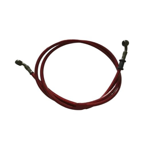 Bremsölschlauchleitung Bremskupplungsölschlauchleitung Rohre 70 cm Länge Bunte Motorrad-Motorrad-Edelstahlgeflecht PVC-ummantelte rote Nylonkern-Motorrad-Bremsleitung Bremsölschlauchleitung Bremskupplungsölschlauchleitung Rohre 70 cm Länge Bunte Motorrad-Motorrad-Edelstahlgeflecht PVC-ummantelte rote Nylonkern-Motorrad-Bremsleitung von Tsinesla