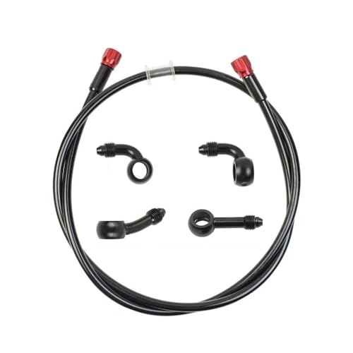 Bremsölschlauchleitung Flüssigkeitsölrohr ATV Street Dirt Pit Bike Entfernen Sie den Banjo Moto-Bremsschlauch Motorrad Hydraulische Edelstahl-geflochtene Bremsleitung Motorrad-Bremsleitung von Tsinesla