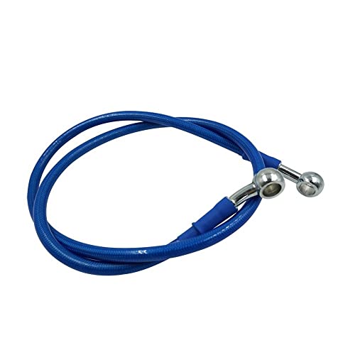 Motorrad-Bremsleitung, 100 cm, universelle Motorrad-Bremsölschlauchleitung, hydraulisch verstärkte Edelstahl-Geflecht-Bremsölschlauchleitung Motorrad-Bremsleitung, 100 cm, universelle Motorrad-Bremsölschlauchleitung, hydraulisch verstärkte Edelstahl-Geflecht-Bremsölschlauchleitung von Tsinesla