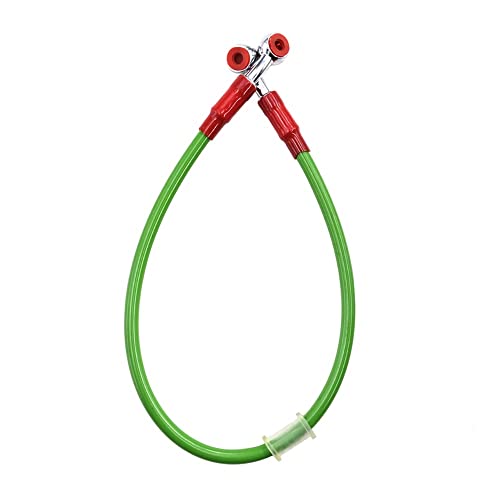Motorrad-Bremsleitung, Motorrad, 70 cm, 80 cm, 90 cm, Dirtbike, Edelstahl, geflochtene hydraulische Bremsleitung, Kupplungsölschlauch, Bremsölschlauchleitung Motorrad-Bremsleitung, Motorrad, 70 cm, 80 cm, 90 cm, Dirtbike, Edelstahl, geflochtene hydraulische Bremsleitung, Kupplungsölschlauch, Bremsölschlauchleitung von Tsinesla
