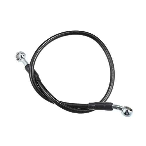 Motorrad-Bremsleitung 60 cm 90 cm 100 cm 120 cm 28 ° 0 ° Edelstahl-Bremskraftstoffleitungsschlauch Für Motorrad-Roller, geflochtene Kupplungsölleitung, Bremsölschlauchleitung von Tsinesla
