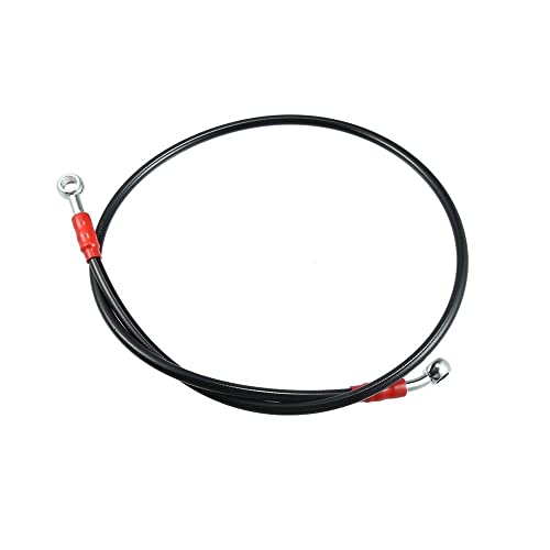 Motorrad-Bremsleitung 60 cm 90 cm 100 cm 120 cm Bremskraftstoffleitungsschlauch Für Motorrad-Roller, geflochtene Kupplungsölleitung, Edelstahlschlauch, Bremsölschlauchleitung von Tsinesla
