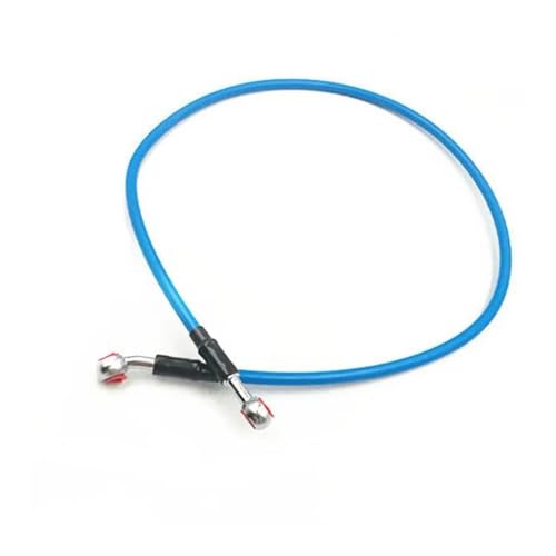 Motorradschläuche Für Universal-Bremsölschlauch, 45 cm, Rohrleitung, Bremskabelverschraubung, Edelstahlgeflecht, Für Motorrad, Motorrad-Bremsleitung von Tsinesla