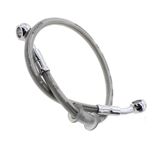 Motorradschläuche Motorrad-Hydraulikbremskupplungsölschlauchleitung Universal Für Moto ATV Scooter 40 cm - 200 cm Edelstahl-Geflechtbremsschlauch Motorrad-Bremsleitung von Tsinesla