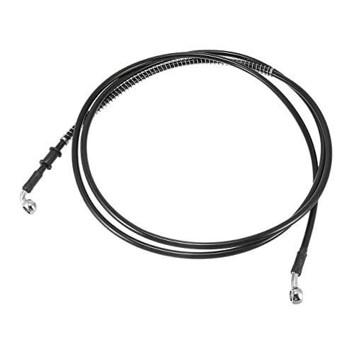 Motorradschläuche Motorradbremskupplungsölschlauchleitungsrohr Hydraulisch verstärkter Edelstahl geflochten Schwarz Universal 240 cm 94,49 Zoll Motorradbremsleitung Motorradschläuche Motorradbremskupplungsölschlauchleitungsrohr Hydraulisch verstärkter Edelstahl geflochten Schwarz Universal 240 cm 94,49 Zoll Motorradbremsleitung von Tsinesla