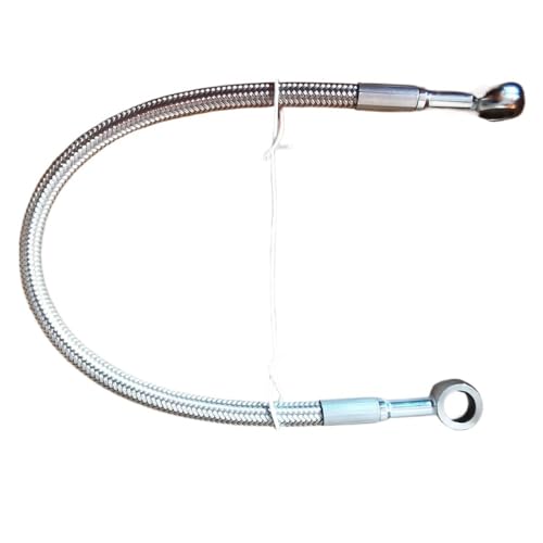Motorradschläuche Ölkühlschlauch Edelstahl geflochten PTFE Motorrad verstärkt Hydraulikbremsölschlauch Leitungsrohr Motorradbremsleitung von Tsinesla
