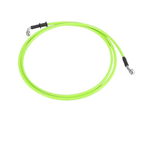 Motorradschläuche Universal 40 cm Motorradbremskupplungsölschlauchleitungsrohr Grün Hydraulisch verstärkter Edelstahlgeflechtschlauch Motorradbremsleitung von Tsinesla