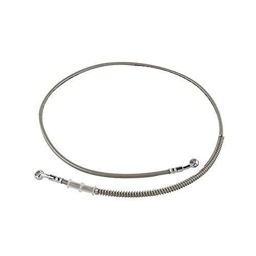 Universal Motorrad Edelstahl Geflochtene Pipeline Latiguillo Freno Moto 39cm-140cm Motorrad Brems Öl Schlauch Bremsleitung Brems kabel von Tsinesla