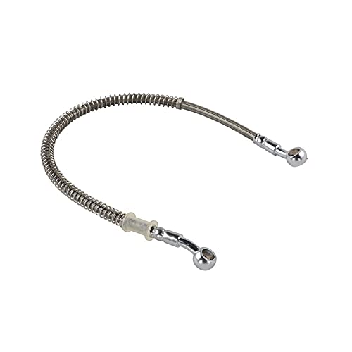 Universal Motorrad Edelstahl Geflochtene Pipeline Latiguillo Freno Moto 39cm-140cm Motorrad Brems Öl Schlauch Bremsleitung Brems kabel von Tsinesla