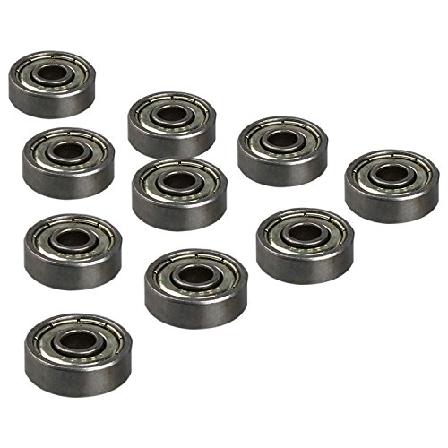 TsoLay 10 Stueck 625ZZ Einzelne Zeile Rillenkugellager Radial 16mm x 5mm x 5mm von TsoLay