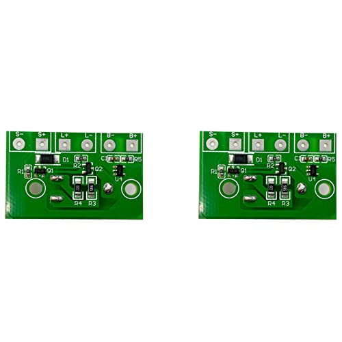 TsoLay 2X Solar-Rasenlicht-Controller-Platine 3,7 V Lithium-Batterie Solar-Scheinwerfer-Licht Solarlicht-Platine mit Schalter von TsoLay