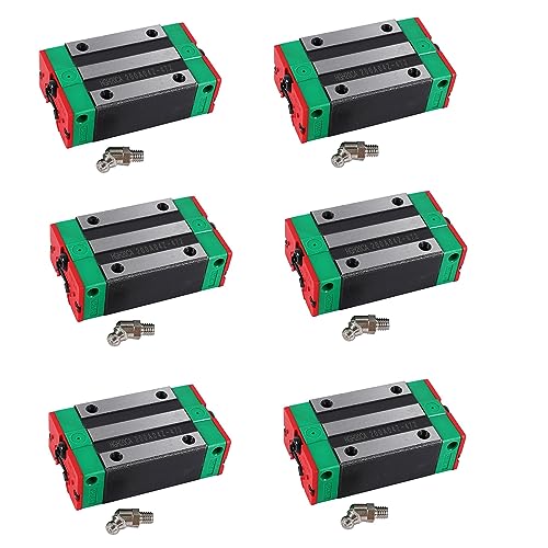 TsoLay 6X Stahl HGH20CA 20 mm Linear Schienen Führungs Block für CNC Maschinen Teile Fertigungs Anlagen von TsoLay