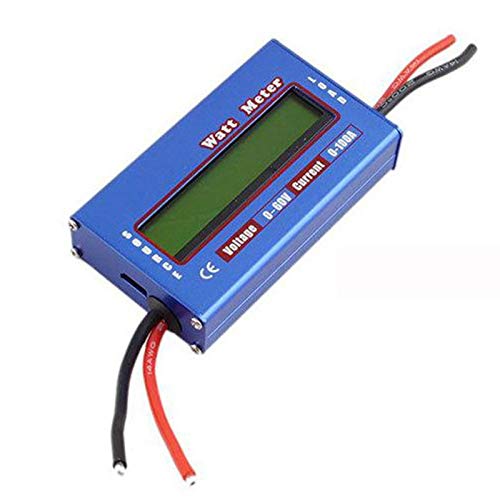 TsoLay Digitaler Wattmeter Watt Meter Leistungs Messer DC 60V 100A Balance Voltage Batterie Checker von TsoLay