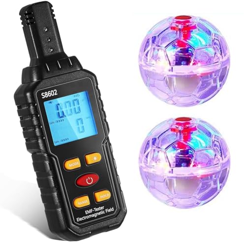 TsoLay EMF-Messgerät Aus Kunststoff, EMF-Messgerät mit 2 Leuchtenden CatBalls, EMF-Messgerät-Detektor-Geisterausrüstung von TsoLay