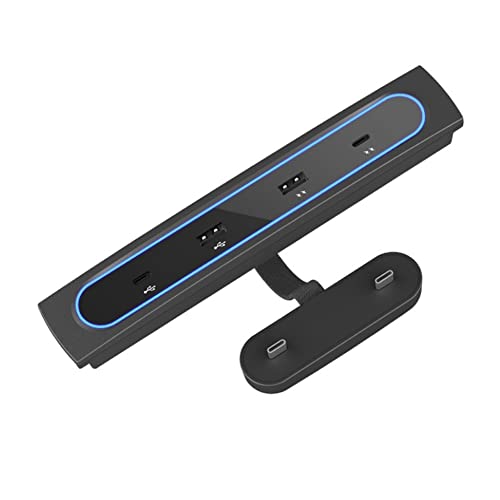 TsoLay Für Y 2021 2022 ZubehöR 27 W Schnellladestation, 4 im 1 USB LED Hub Mittel Konsolensensor von TsoLay