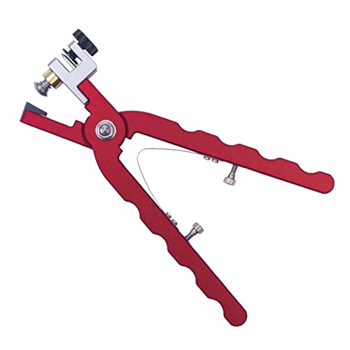 TsoLay Leder Uhrenarmband-Schneidezange für Bänder zum Fixieren von Schnäppern Federsteg-Handwerkzeugzange rot gerade von TsoLay