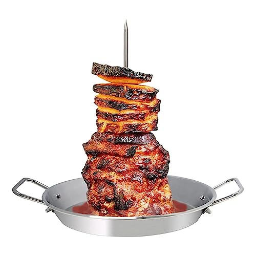 TsoLay Vertikaler Spieß- für Grill-Al Pastor-Spieß, Brasilianischer Vertikaler Spießständer für Tacos Al Pastor, Shawarma, Kebabs, von TsoLay