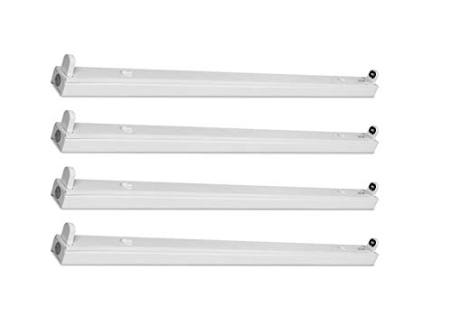 4 x LED Röhrenhalterung/Fassung für eine 120 cm T8 / G13 LED Röhre - als Ersatz für Leuchtstoffröhrenhalter - RH120-1 LED von Tsong