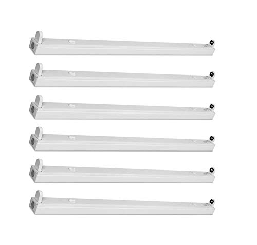 6 x LED Röhrenhalterung/Fassung für eine 120 cm T8 / G13 LED Röhre - als Ersatz für Leuchtstoffröhrenhalter - RH120-1 LED von Tsong