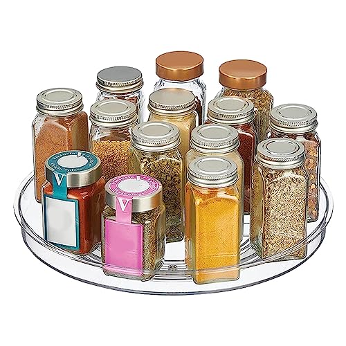 Tsuchiya Drehteller Organizer | 360° Drehbares Gewürzregal | Acryl Rotierendes Lagerregal Kühlschrank Küche Gewürzhalter | Gewürze Organizer Küchenregal Für Gewürzgläser, Snacks, Getränke von Tsuchiya