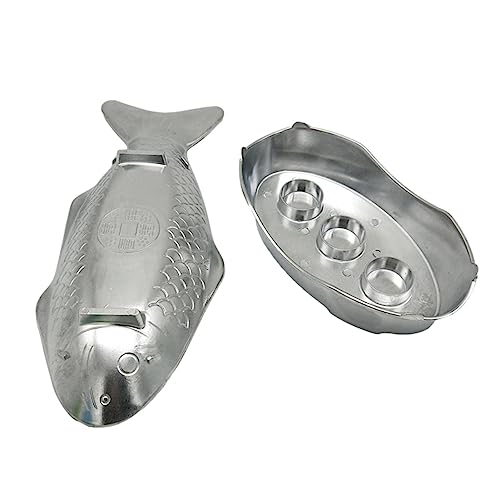 Tsuchiya Fischplatten-Essenstabletts,Fischschale Metall-Serviertabletts | Serviertabletts aus Metall in Fischplattenform im Thai-Stil für den Innenhof im Freien und die Küche im Innenbereich von Tsuchiya