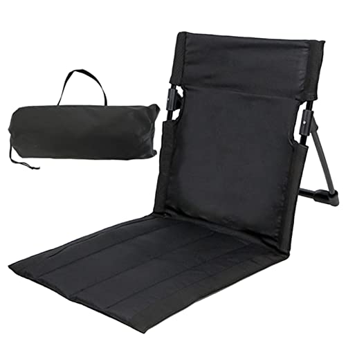 Tsuchiya Strandmatte Faltbar Mit Rückenlehne Strandsitz Sonnenmatte Mit Tragegurt Strandmatte Gepolstert Faltbar Für Garten Strandstuhl Für Den Außenbereich(Nicht Verstellbar Rückenlehne) von Tsuchiya