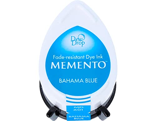 Memento Dew Drop Dye Ink Pad-Bahama Blue von Tsukineko