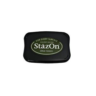 StazOn Farbe Tinte Pad Farbe: Olive Grün by Tsukineko von Tsukineko