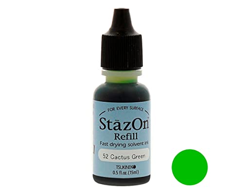 StazOn Ink Refill 0.5oz-Cactus Green von Tsukineko