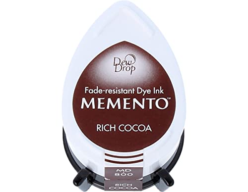 Tsukineko MD000800 357424 Memento Stempelkissen Dew Drop Pad, Rich Cocoa, Reicher Kakao, One Size Tsukineko MD000800 357424 Memento Stempelkissen Dew Drop Pad, Rich Cocoa, Reicher Kakao, One Size von Tsukineko