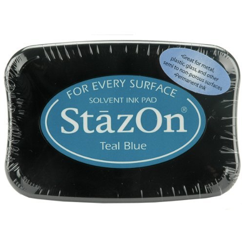 Tsukineko Full-Size StazOn Multi-Surface Inkpad, Teal Blue by Tsukineko von Tsukineko