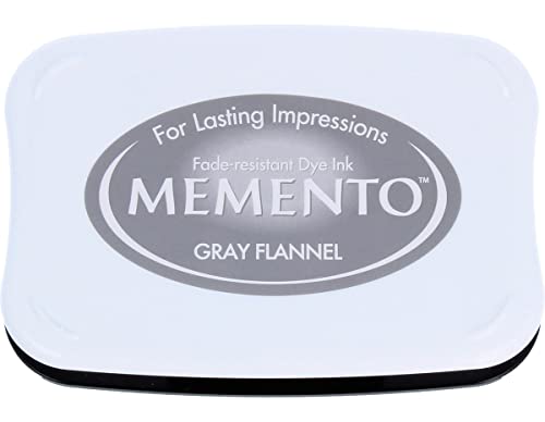 Tsukineko MIP902 Memento Stempelkissen Flannel Tinte, Synthetic Material, grau, 9.8 x 6.8 x 1.8 cm Tsukineko MIP902 Memento Stempelkissen Flannel Tinte, Synthetic Material, grau, 9.8 x 6.8 x 1.8 cm von Tsukineko