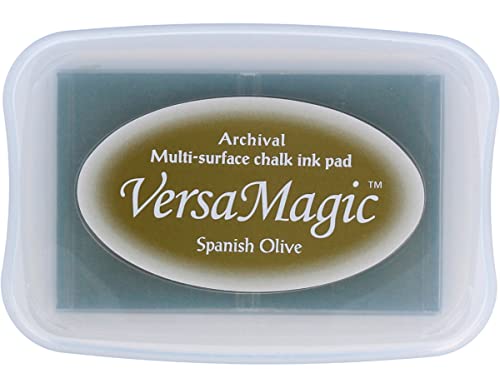 Tsukineko Spanische Oliven-Versamagic-Block, Karton von Tsukineko