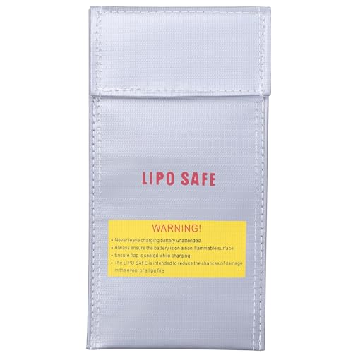TsunNee Lipo Battery Safe Bag LiPo Guard Bag, Fireproof Safety Protection Bag, Explosion Proof Safety Guard Case, Module Battery Charging Protection Bag Sack Pouch TsunNee Lipo Battery Safe Bag LiPo Guard Bag, Fireproof Safety Protection Bag, Explosion Proof Safety Guard Case, Module Battery Charging Protection Bag Sack Pouch von TsunNee