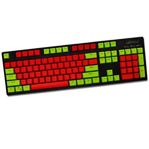 Keycaps, 104 PBT Keycaps Backlit Tastenkappen Stich Color Backlight Keycaps ANSI Layout Keyset OEM Profile für Cherry MX Mechanische Tastatur Tastenkappen von Tsung