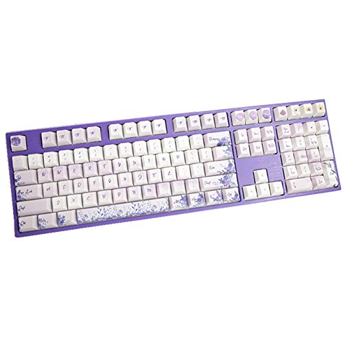 Keycaps, 108 PBT Keycaps Backlight Mechanische Tastatur Tastenkappe ANSI Layout Keyset für Keys Keycap für Schalter Cherry MX Mechanische Tastatur Tastenkappen von Tsung
