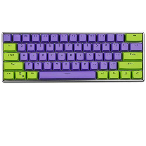 Keycaps, 61 PBT Keycaps Backlight Mechanische Tastatur Tastenkappe ANSI Layout Keyset für Ducky Keboard/ GH60 / RK61 / ALT62 / Annie/Keyboard Poker Keys Tastenkappen von Tsung