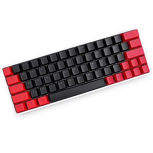 Tsung Keycaps, 64 Keycaps Backlight Mechanische Tastatur PBT Keycaps Gaming Keycaps für GK64 / SK64 Keyboard Keys (Nur Keycaps von Tsung