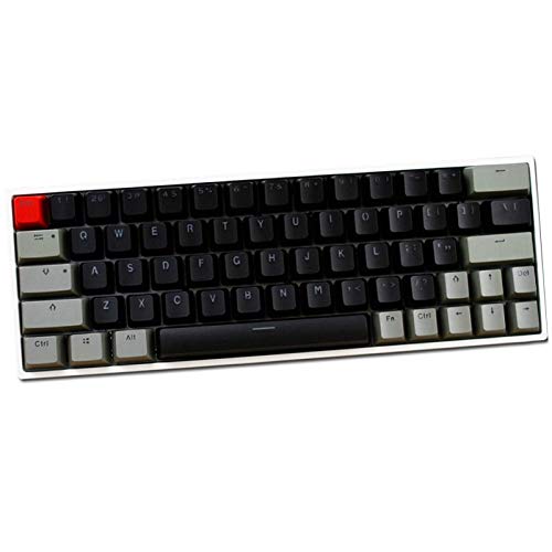 Tsung Keycaps, 64 Keycaps Backlight Mechanische Tastatur PBT Keycaps Gaming Keycaps für GK64 / SK64 Keyboard Keys (Nur Keycaps von Tsung