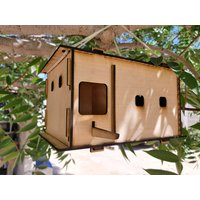 Cyber Birdhouse, Modernes Haus, Vogelhaus, Diy Kit, Sommerprojekt, Geschenk von TuArteStore