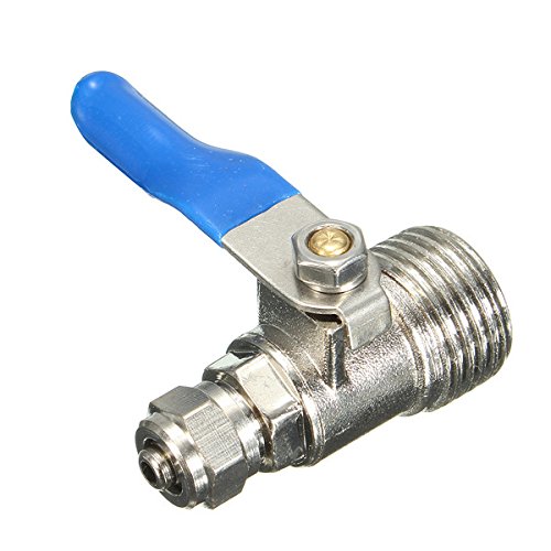 TuToy 1/2 To 1/4 Inch Ro Feed Filter Water Adapter Ball Valve Tap Reverse Osmosis Switch von TuToy