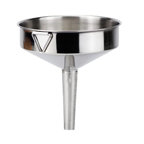 TuToy 10-24 Cm Edelstahl Weithals Flüssigwasser Öl Trichter Küchenfilter Werkzeug - 24 Cm von TuToy